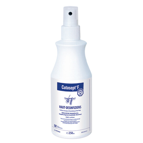 Cutasept F | farblos | Hautdesinfektion | 250 ml Sprühflasche