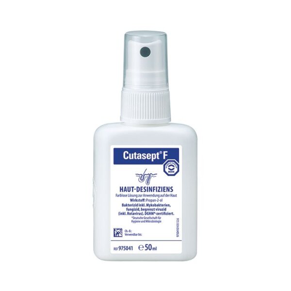 Cutasept F farblos | 50 ml Sprühflasche | Hautdesinfektion
