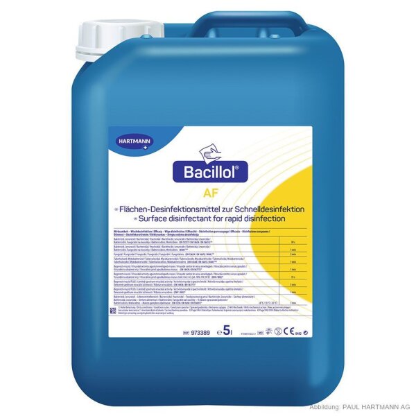 Bacillol AF | Flächen-Schnelldesinfektion | 5 Liter Kanister