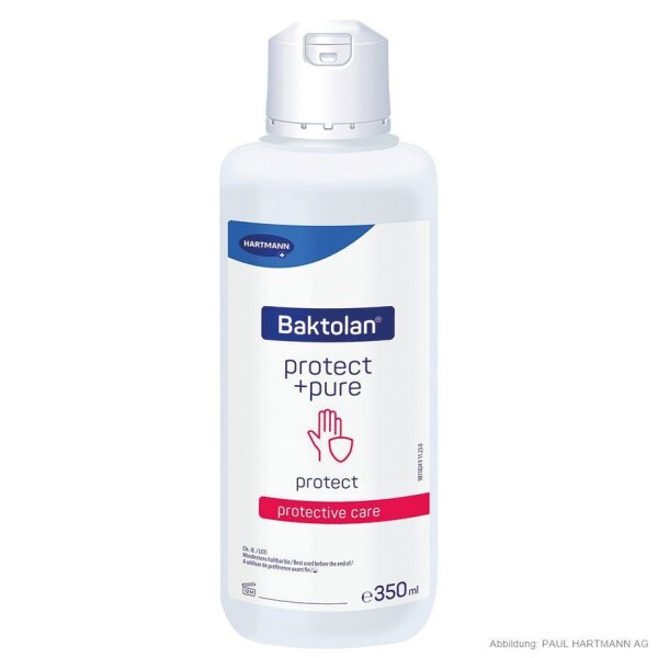 Baktolan protect+ pure | Pflegecreme | 350 ml Flasche