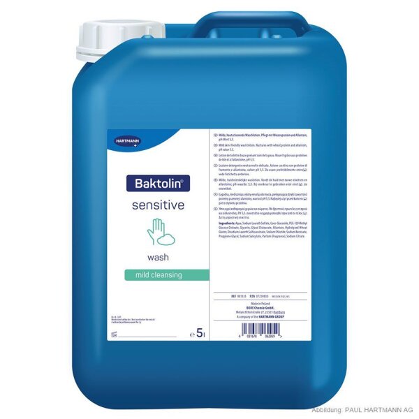 Baktolin® sensitive | sanfte Waschlotion | dezent parfümiert | 5 Liter