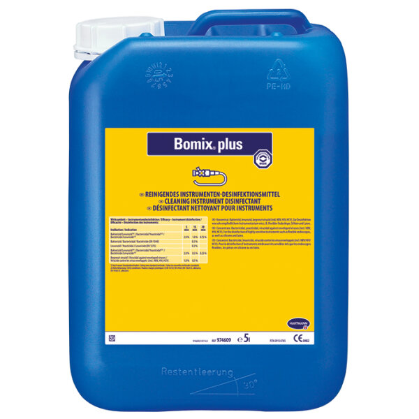 Bomix Plus | Instrumentendesinfektion- und Reinigung | 5 Liter Kanister