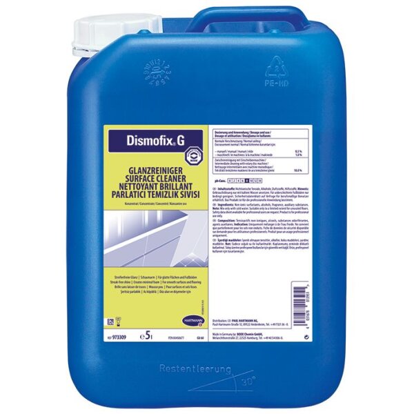 Dismofix G | Glanzreiniger | 5 Liter
