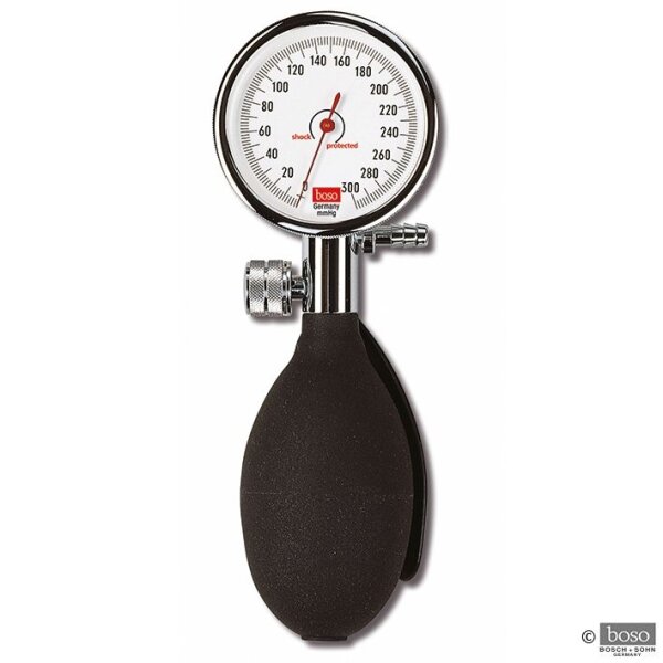 boso roid I Blutdruckmessgerät Ø 48 mm mit Klettenmanschette, Einschlauch