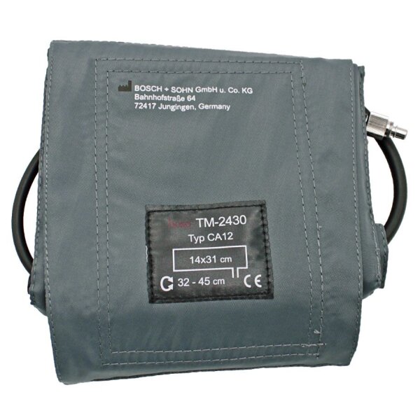 BOSO Klettmanschette komplett für TM2430 | starke Arme | 16 x 68 cm | 1 Stück