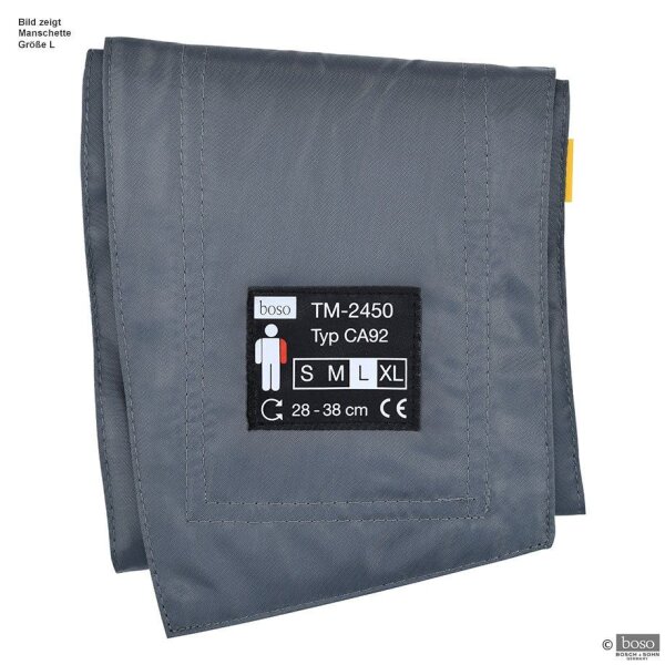 BOSO Klettmanschette für TM2450 | Gr. L | 16x68cm / 32-45cm | 1 Stück