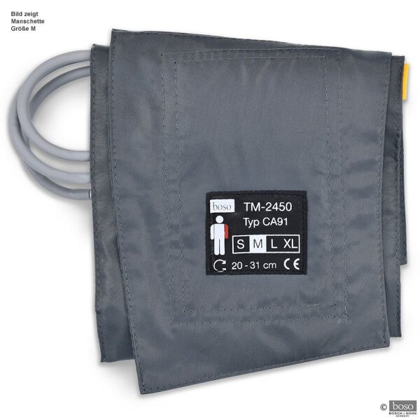 BOSO Klettmanschette für TM2450 | Gr. S | 10x38cm / 15-22cm | 1 Stück