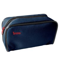 Reißverschluss-Etui blau, groß