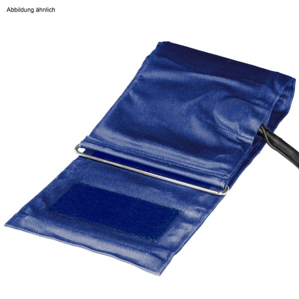 Zugbügel-Klettenmanschette f. Erwachsene (Standard) blau, Einschlauch