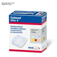 Cutimed Siltec B Schaumverband 10 x 22,5 cm, steril (12...