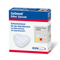 Cutimed Siltec Sacrum Schaumverband 17,5 x 17,5 cm,...