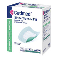 Cutimed Siltec Sorbact B Schaumverband 7,5 x 7,5 cm,...