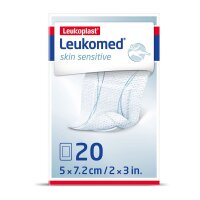 Leukomed skin sensitive steril, Vlies- Wundverband 7,2 cm...