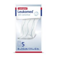 Leukomed skin sensitive steril, Vlies- Wundverband 8 cm x...