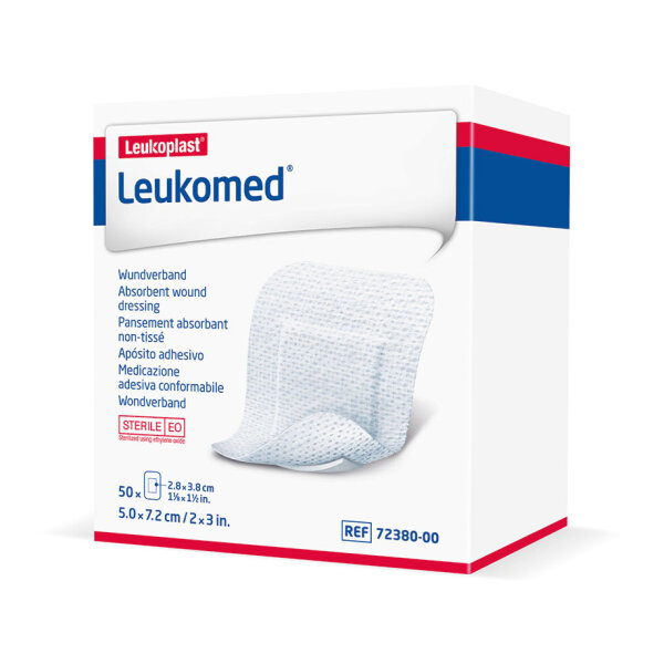 BDF Leukomed | steril | Vlies-Wundverband | 8 cm x 10 cm | 50 Stück