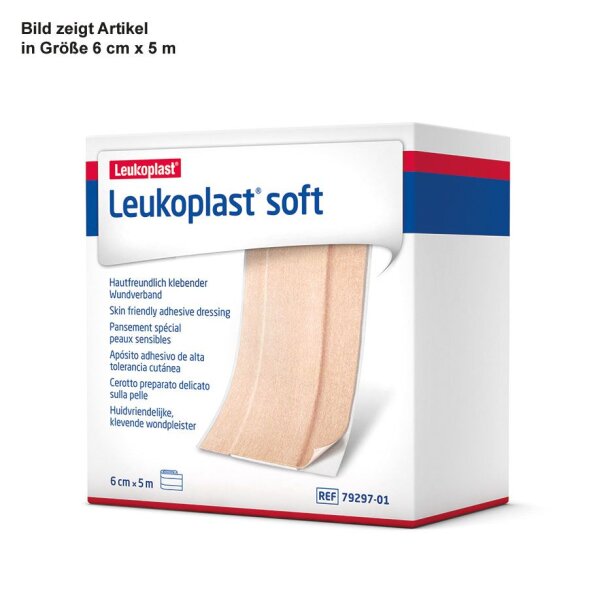 BSN Leukoplast soft | 8cm x 5m | 1 Rolle
