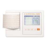 Cardioline Ruhe-EKG ECG100L 5-Touchscreen-Farbdisplay,...