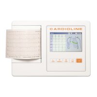Cardioline Ruhe-EKG ECG100L 5-Touchscreen-Farbdisplay,...