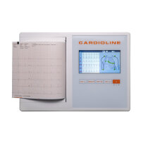 Cardioline Ruhe-EKG ECG200L 7-Touchscreen-Farbdisplay,...