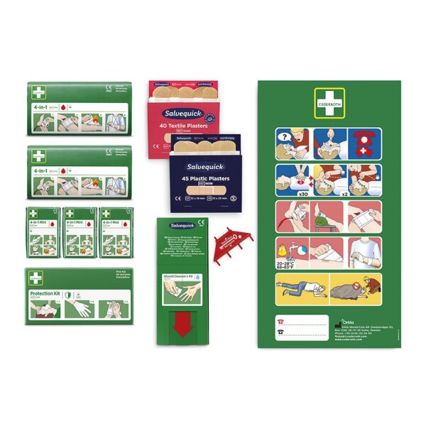 Cederroth Nachfüllpack für  Erste Hilfe Tafel