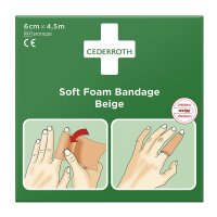 Cederroth Soft Foam Bandage Beige selbstklebendes...