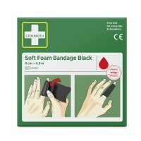 Cederroth Soft Foam Bandage Black selbstklebendes...
