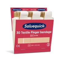 Salvequick Fingerverband Textil 120 x 20 mm Refill (30...
