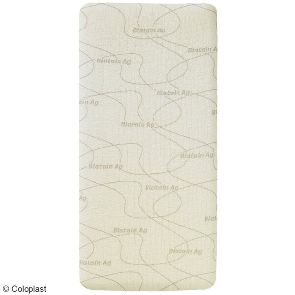 Biatain Ag Schaumverband mit Silber, steril, 10 x 20 cm (5 Stck.)