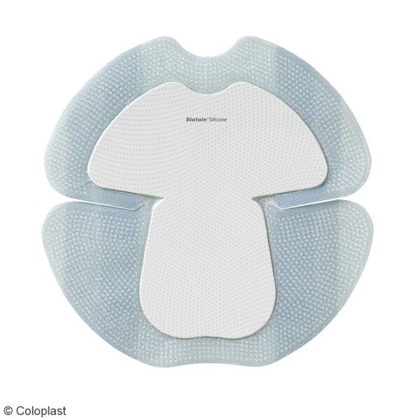 Biatain Silicone Schaumverband steril, 10 x 10 cm (10 Stck.)