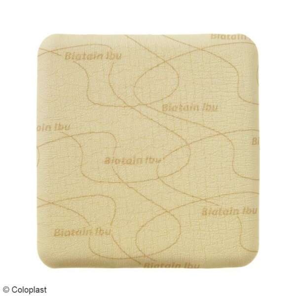 Biatain-Ibu-Schaumverband, mit 0,5mg/cm² Ibuprofen, steril, 10 x 10 cm (5 Stck.) nicht-haftend
