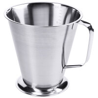 Messbecher mit Fuß, 1,5 Ltr., Höhe 16 cm