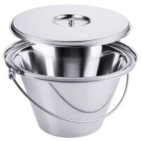 Nachtstuhl-Einsatz mit Deckel, 5,5 Ltr., Ø 30,5 cm