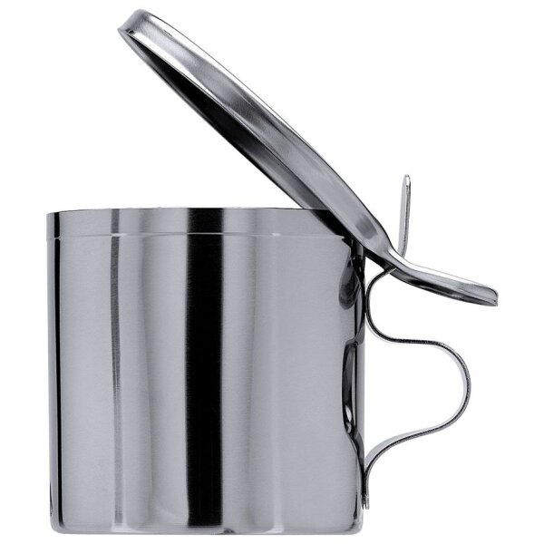 Sputumbecher mit Einhandklappdeckel, 0,4 Ltr., Ø 8,5 cm