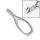 Credo Profi-Nagelzange Kopfschneider 14 cm rostfrei mattiert - Plastiketui