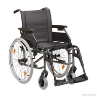 Standard-Faltrollstuhl TOMTAR MR-S Mangan Grey Metallic,...