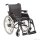 Standard-Faltrollstuhl TOMTAR MR-S Mangan Grey Metallic, Sitzbreite: 48 cm