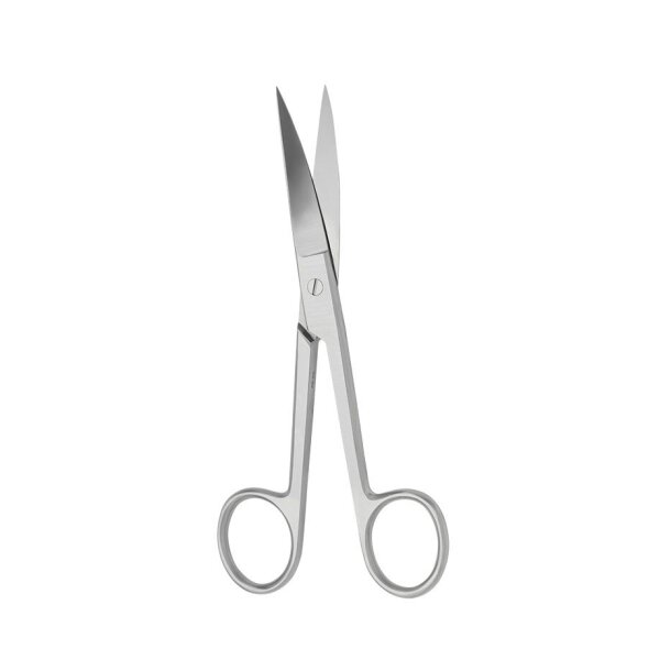 chir. Schere gebogen, spitz/spitz, 14,5 cm