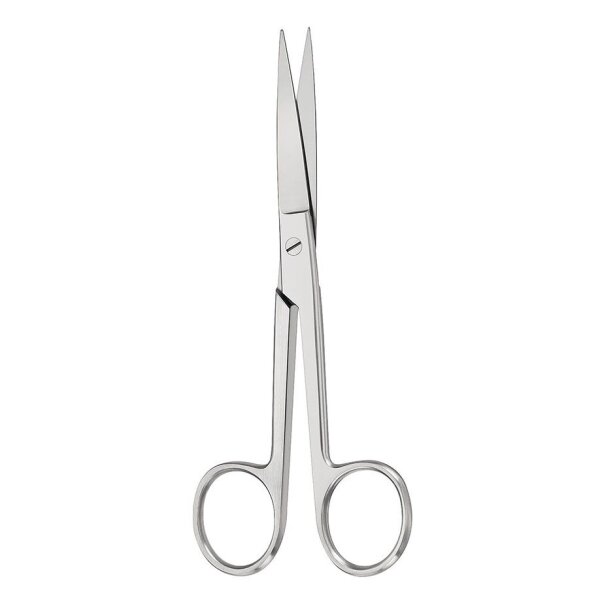 chir. Schere gerade, spitz/spitz, 14,5 cm