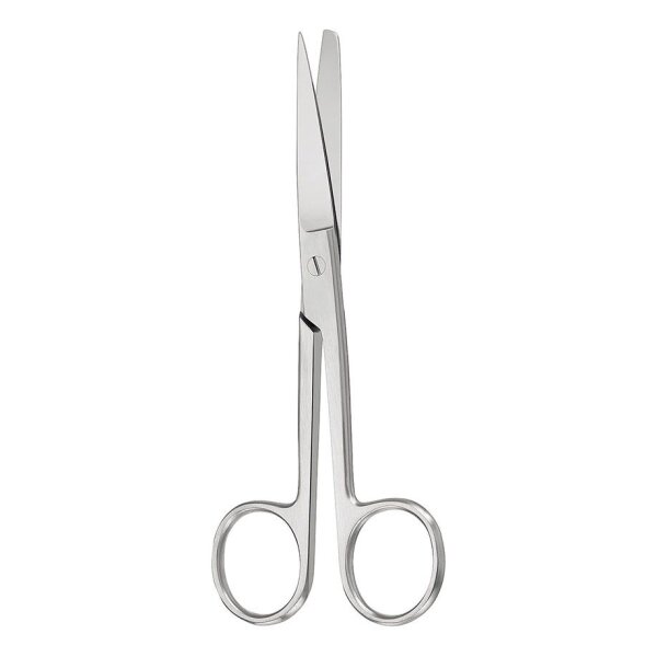 chir. Schere gerade, spitz/stumpf, 14,5 cm