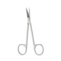 feine chir. Schere gebogen, spitz/spitz, 11,5 cm