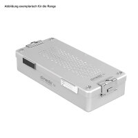 Mini-Sterilisationscontainer, silber, 300 x 140 x 40 mm