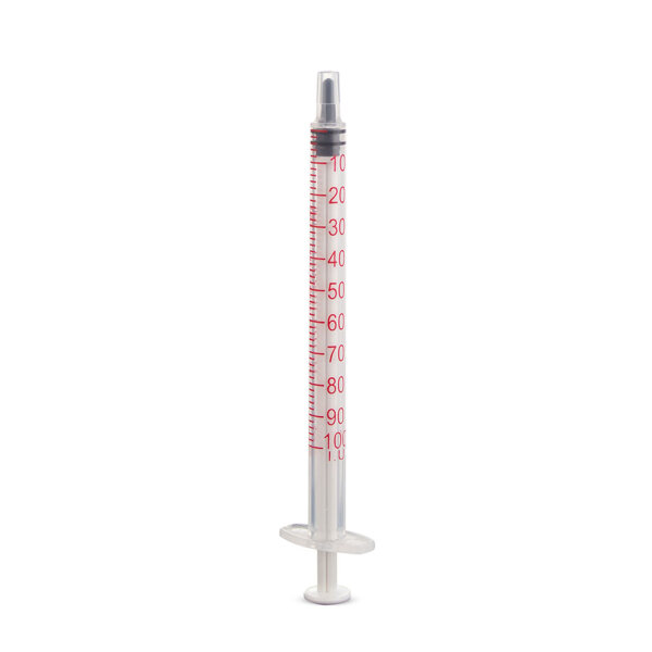 DISPOMED-Einmal-Spritzen 1 ml Insulin, U-100 ohne Kanüle (100 Stck.)