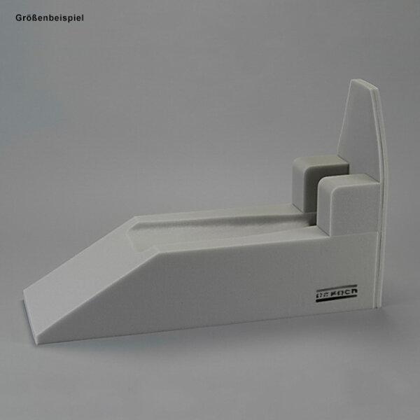 Beinhochlagerungsschiene Hans, nach Schulze, Gr. 1, 75 x 25 x 18 cm mit Kunststoff-Sohle