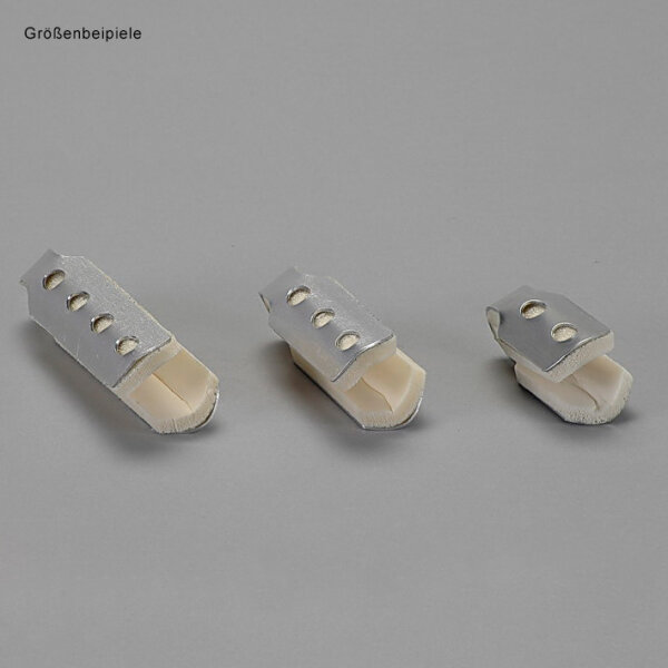 Fingerschiene Lara 90 mm, röhrenförmig, gepolstert