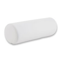 Nacken- und Knierolle 50x15cm | Kunstleder-Bezug | weiss...