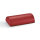 Halbrolle Ron, Gr. 1, 40 x 22 x 11 cm mit Kunstlederbezug rot