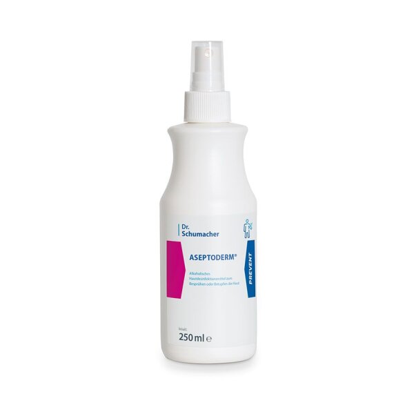 Aseptoderm | Hautdesinfektion farblos | 250 ml Sprühflasche