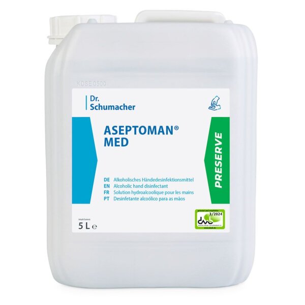 Aseptoman med | Händedesinfektion | biozid | 5 Liter