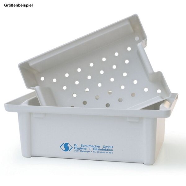 Desinfektionswanne |  1Liter | mit Sieb und Deckel | 223 x 149 x 91 mm | 1 Stück