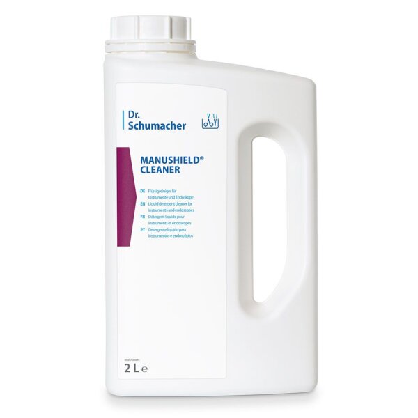Manushield Cleaner | Flüssigreiniger (Instrumente / Endoskope) | 2 Liter